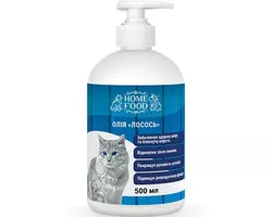 Фітомін для котів олія «Лосось» для здоров’я шкіри та блиску шерсті 500 мл