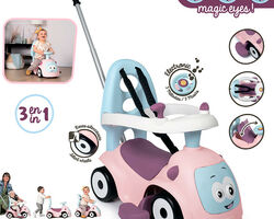 Машина для катання малюка 'Маестро' 3 в 1, зі звук. ефектами, рожева, 6 міс.+