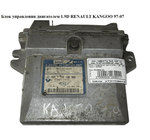 Блок управления двигателем 1.9D  RENAULT KANGOO 97-07 (РЕНО КАНГО) (R04080012H, 7700104956, 7700111206)