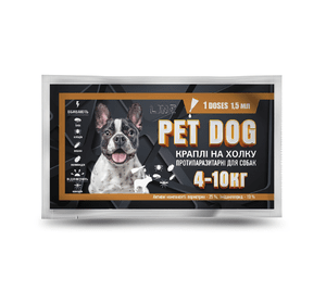 Краплі Pet Dog для собак 4-10 кг Круг
