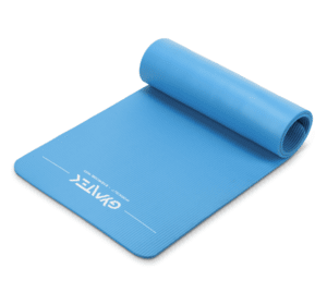 Килимок (мат) для фітнесу та йоги Gymtek NBR 1 см голубий *