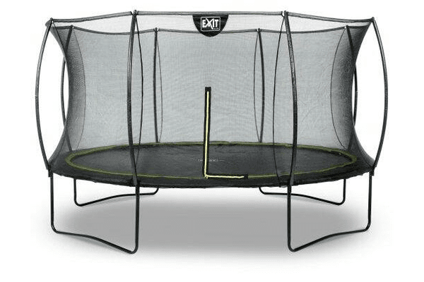 Батут для фітнесу та спорту, Exit Silhouette 366 см (великий, для дітей, дорослих) чорний - NaVolyni.com