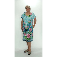 Жіноче літнє плаття великих розмірів 62