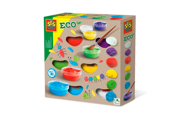 Гуаш серії "Еко" — ЯРКА ПАЛІТРА (6 кольорів, у пластикових баночках) - NaVolyni.com