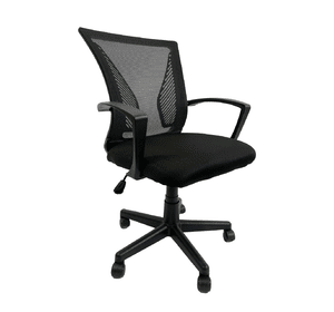 Крісло офісне Star C487 чорне, сітка