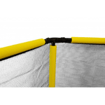 Батут Atleto 140 см шестикутний з сіткою жовтий - NaVolyni.com, Фото 3