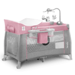 Манеж-ліжко 2в1 Lionelo Thomi pink baby - NaVolyni.com, Фото 1