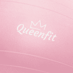 Фітбол Queenfit 65 см світло-рожевий + насос - NaVolyni.com, Фото 4