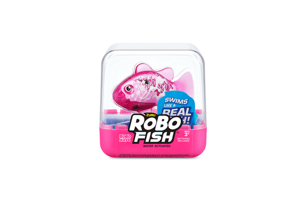 Інтерактивна іграшка ROBO ALIVE S3 — РОБОРИБКА (рожева) - NaVolyni.com