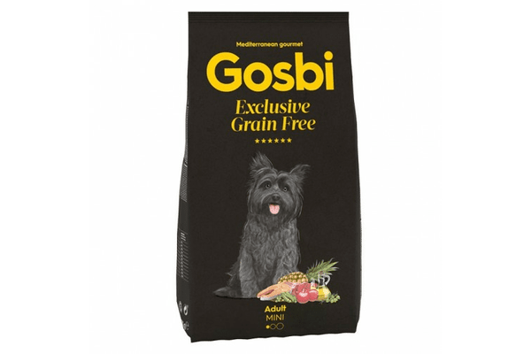 Корм Gosbi Exclusive Grain Free Adult Mini 500 г - NaVolyni.com