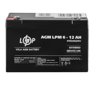 Акумулятор AGM LPM 6V - 12 Ah