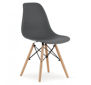 Крісло для кухні на ніжках Bonro В-173 FULL KD сіре