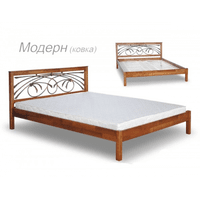 Ліжко Модерн з ковкою