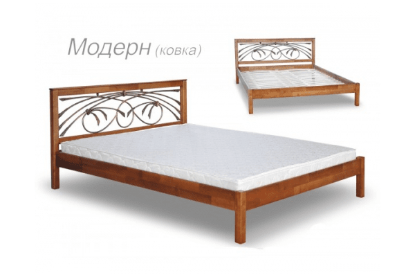Ліжко Модерн з ковкою - NaVolyni.com