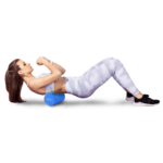 Масажний ролик для йоги та фітнесу York Fitness EPP 30 х 15 см блакитний - NaVolyni.com, Фото 4
