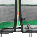 Батут Atleto 404 см з подвійними ногами з сіткою зелений (2 місця) - NaVolyni.com, Фото 4