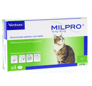 Мілпро 2-8 кг котів Virbac