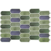 Самоклеюча поліуретанова плитка сіро-фіолетова мозаїка SW-00001194 (D) 305х305х1мм.