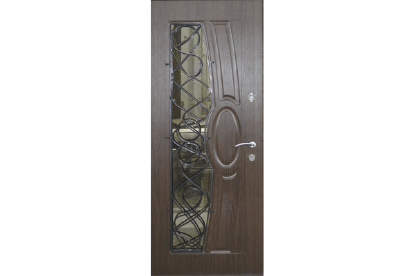 Вхідні металеві двері (зразок 107) - NaVolyni.com