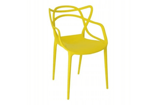 Крісло стілець для кухні вітальні барів Bonro B-486 жовте (4 шт) - NaVolyni.com