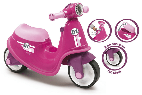 Скутер, рожевий, 18 міс.+ - NaVolyni.com