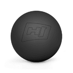 Силіконовий масажний м'яч 63 мм HS-S063MB black - NaVolyni.com, Фото 1