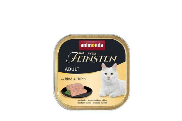 Корм Vom Fenisten adult для котів з яловиченою і куркою 100г  Анімонда - NaVolyni.com