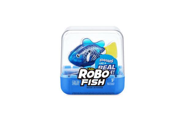 Інтерактивна іграшка ROBO ALIVE S3 — РОБОРИБКА (синя) - NaVolyni.com