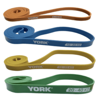 Набір резинок для фітнесу York Fitness (5-15 кг, 10-20 кг, 15-25 кг і 20-40 кг)