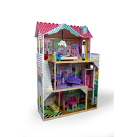 Ляльковий будиночок ігровий для барбі AVKO Вілла Тоскана + ліфт + лялька (є дефект)