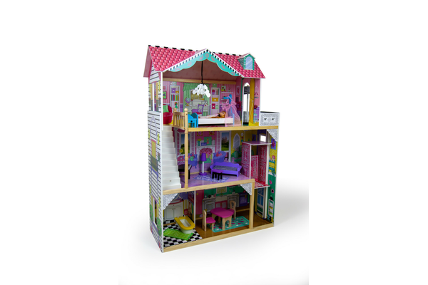 Ляльковий будиночок ігровий для барбі AVKO Вілла Тоскана + ліфт + лялька (є дефект) - NaVolyni.com