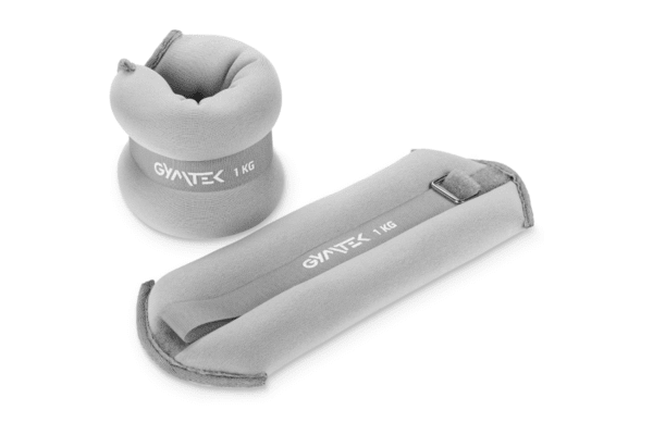 Обважнювачі Gymtek для рук і ніг 2х1 кг сірий - NaVolyni.com