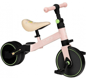 Дитячий біговел-велосипед MoMi LORIS 4в1 (колір – pink)