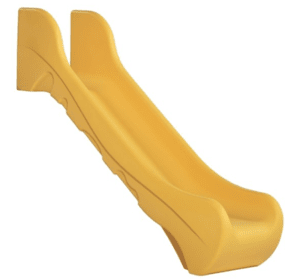 Гірка для дитячого майданчика Bronco 242 см. HDPE пластик Жовтий