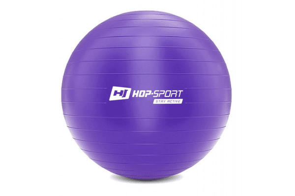 Фітбол Hop-Sport 85cm HS-R085YB violet + насос - NaVolyni.com