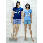 Трикотажна піжама жіноча футболка та шорти 56/58 - NaVolyni.com, Фото 1