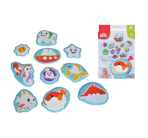Іграшки-наліпки для ванної 'Морський світ', 12 міс.+