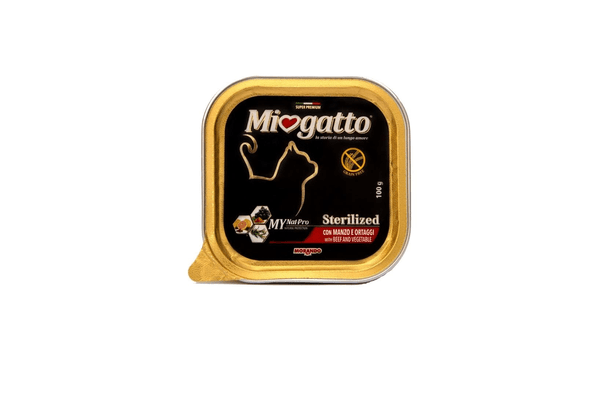 Morando (Морандо) Miogatto Sterilized Beef and Vegetables - для взрослых стерилизованных котов и кошек с говядиной и овощами - NaVolyni.com