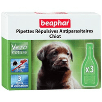 Beaphar капли Bio Spot On для щенков антипаразитарные натуральные капли для щенков с 12 недельного вораста Артикул: 15611 Пипетки : 3 пипетки