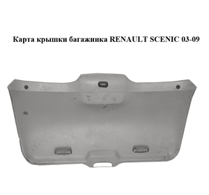 Карта крышки багажника   RENAULT SCENIC 03-09 (РЕНО СЦЕНИК) (8200084296)