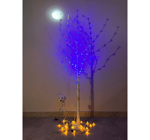 Світлодіодне дерево-гірлянда 150 см, 63 LED, синій