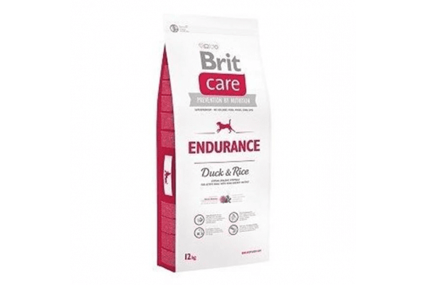 Brit Care Endurance Duck&Rice корм для активных собак с уткой и рисом 12 КГ - NaVolyni.com