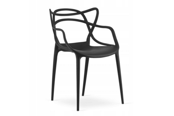 Крісло стілець для кухні вітальні барів Bonro B-486 чорне (4 шт) - NaVolyni.com