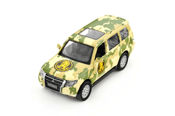 Автомодель серії "Шеврони Героїв" - MITSUBISHI PAJERO 4WD TURBO - "47 ОМБр" - NaVolyni.com