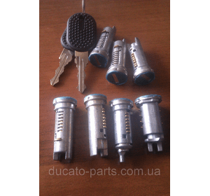 Комплект замків (серцевин) Fiat Ducato 1313412080
