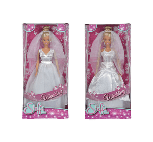 Лялька Штеффі в весільному вбранні, 2 види, 3+