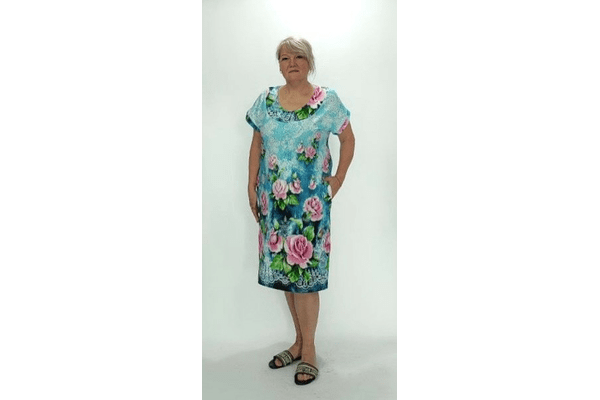 Жіноче літнє плаття великих розмірів 60 - NaVolyni.com