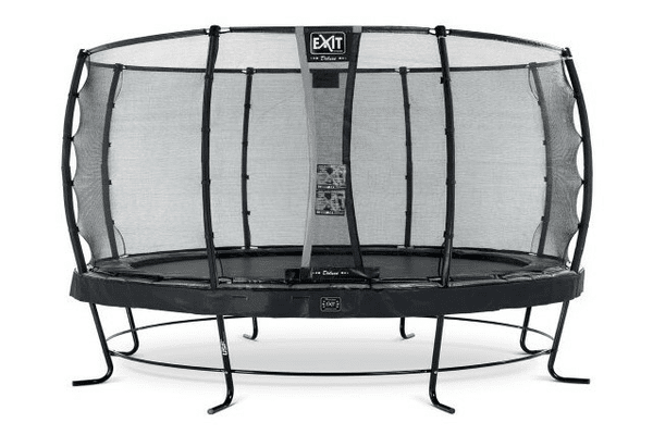 Батут EXIT 4 метри, Elegant Premium 427cm black (Нідерланди, для дорослих, дітей, фітнесу, на 200 кг) - NaVolyni.com