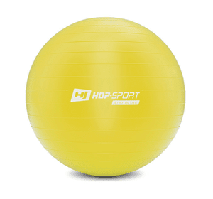 Фітбол Hop-Sport 45cm HS-R45YB yellow + насос