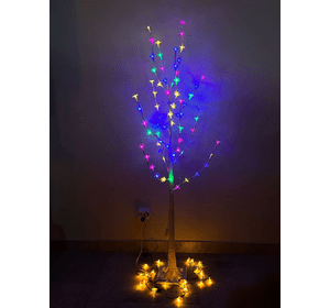 Світлодіодне дерево-гірлянда 150 см, 63 LED, кольорове світло